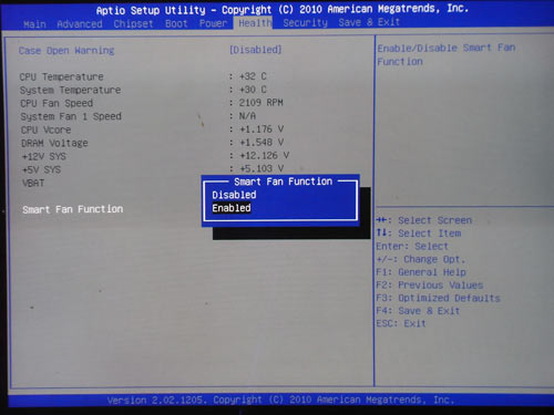 Foxconn H67A-S системный мониторинг 2