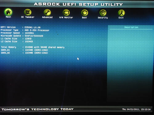  ASRock E350M1 BIOS 