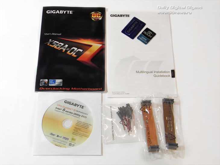  Gigabyte X58A-OC комплектация 1 