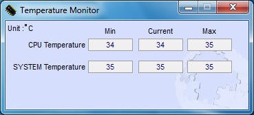 Biostar H67MH Temps