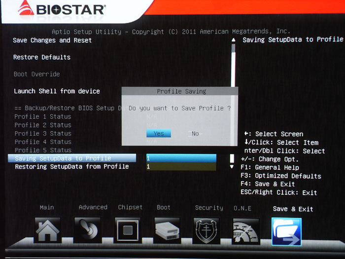 Biostar TA75A+ профили