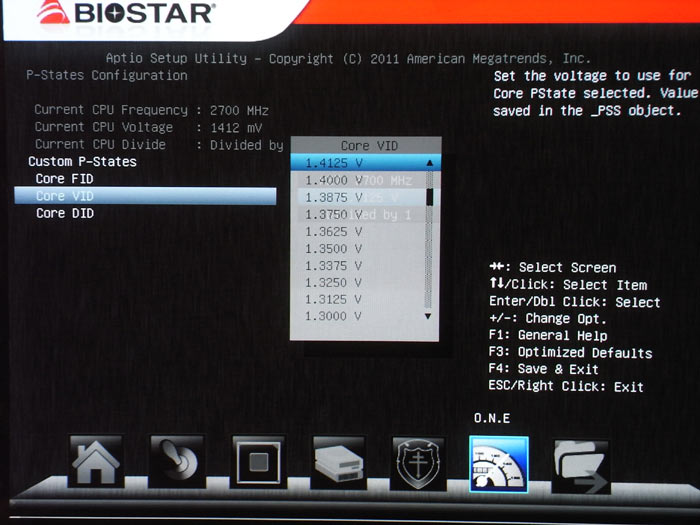 Biostar TA75A+ настройки разгона 3