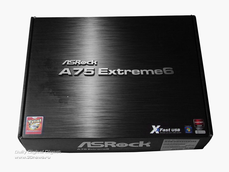  ASRock A75 Extreme6 упаковка 