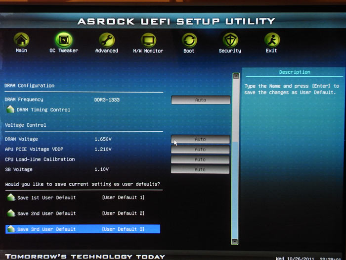 ASRock Z68 Extreme4 profiles