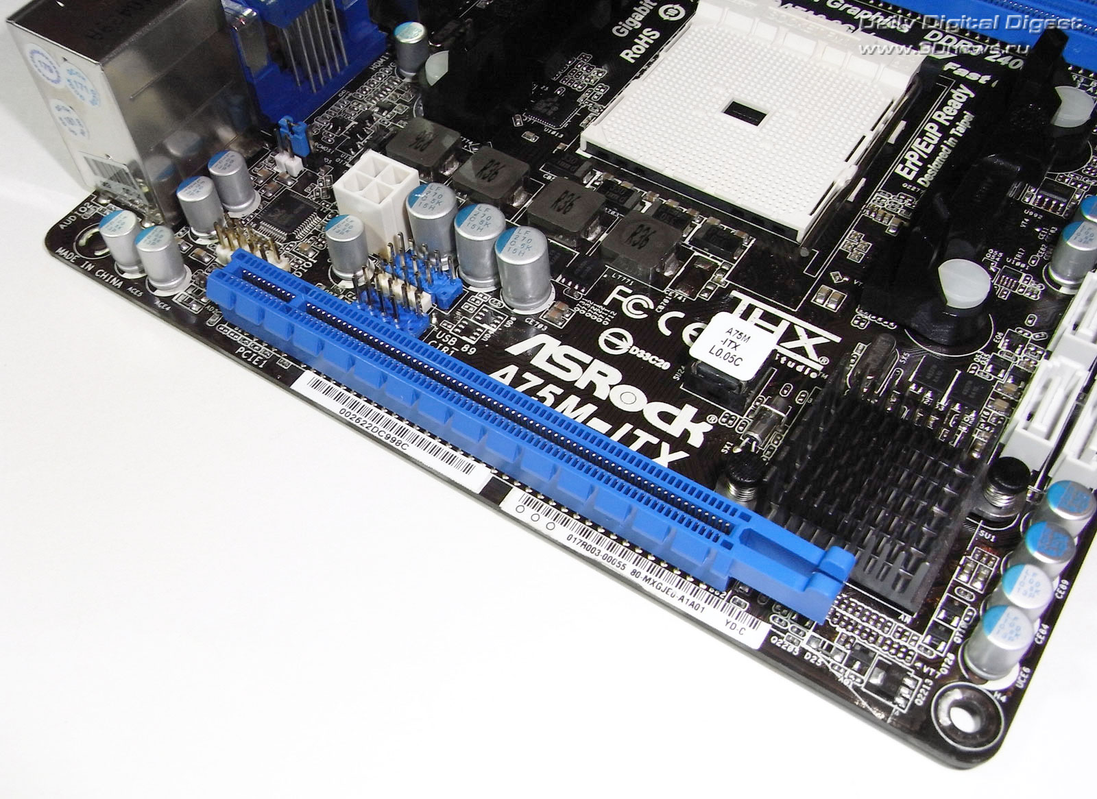 Обзор материнской платы ASRock A75M-ITX на чипсете AMD A75 ...