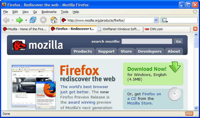 Mozilla Firefox 3 -  4