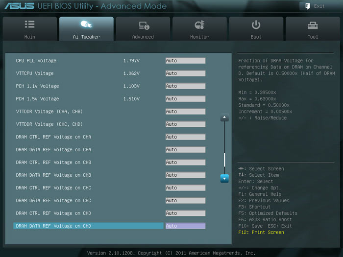 ASUS Sabertooth X79 настройки разгона 3