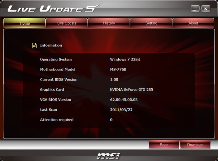  MSI X79A-GD65 (8D) Live Update 5 