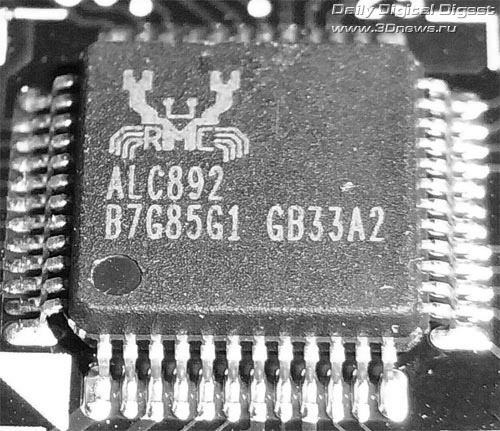  MSI X79A-GD65 (8D) звуковой контроллер 