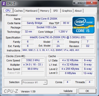 ASRock Z68 Extreme7 штатная частота