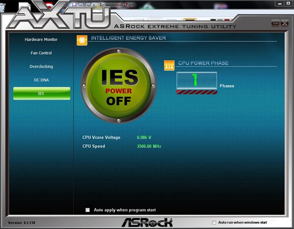 ASRock Z68 Extreme7 ASRock I.E.S.