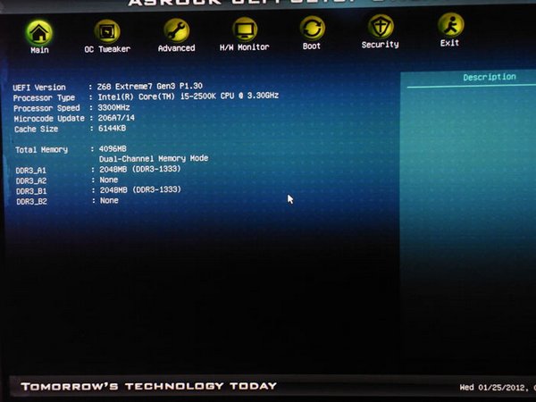 ASRock Z68 Extreme7 BIOS