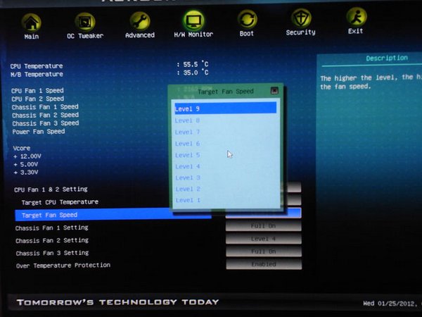  ASRock Z68 Extreme7 системный мониторинг 2 
