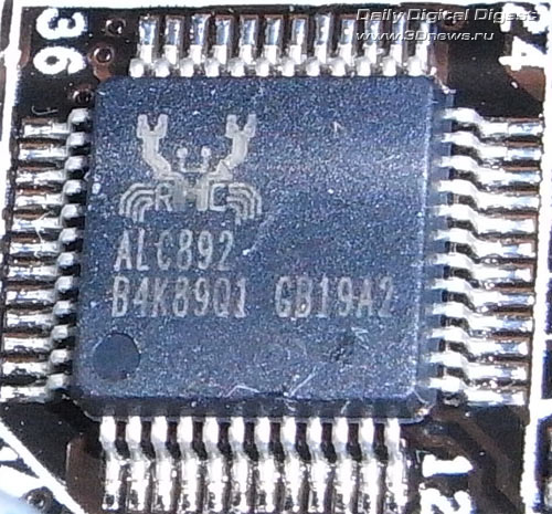  ASRock Z68M-ITX/HT звуковой контроллер 