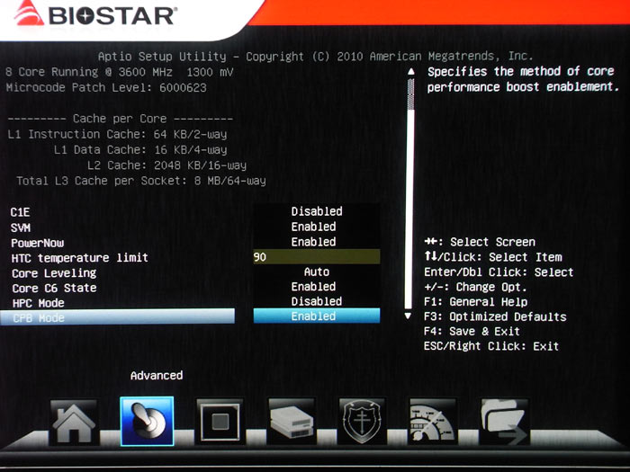 Biostar TA990FXE CPU 1