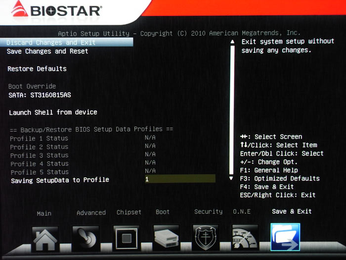 Biostar TA990FXE профили