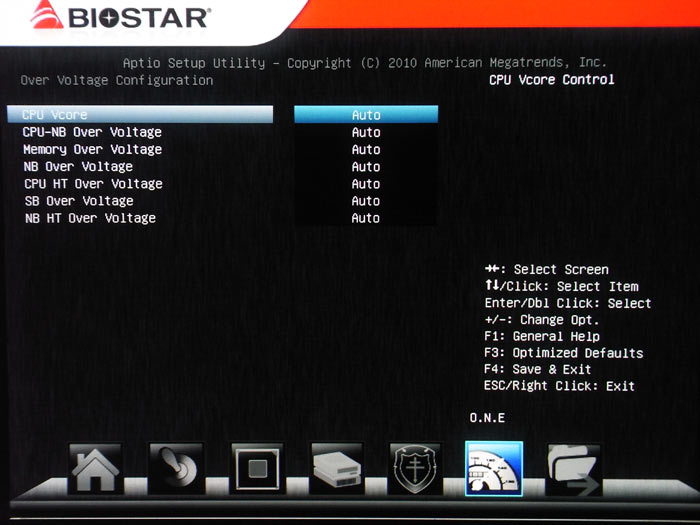 Biostar TA990FXE настройки разгона 3