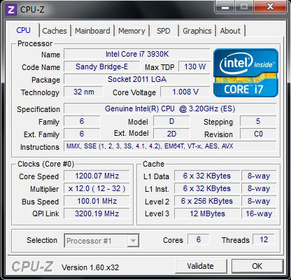  Intel DX79SI штатная частота 