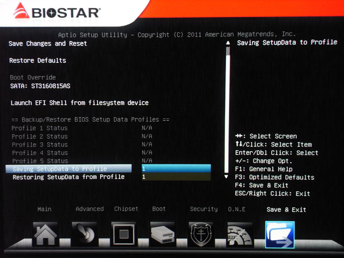 Biostar TPower X79 Profiles