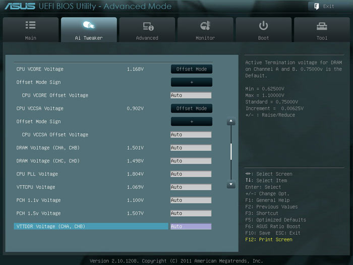 ASUS P9X79 WS настройки разгона 2