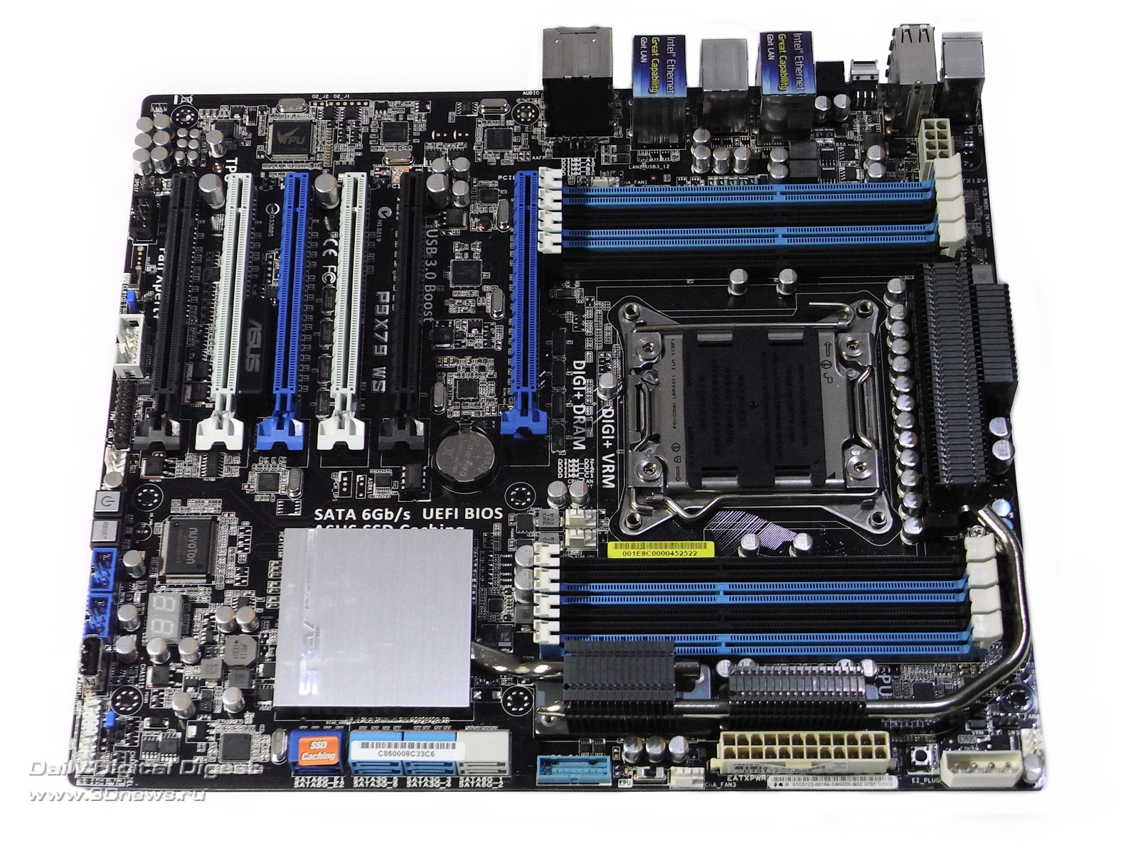 Обзор материнской платы ASUS P9X79 WS на чипсете Intel X79