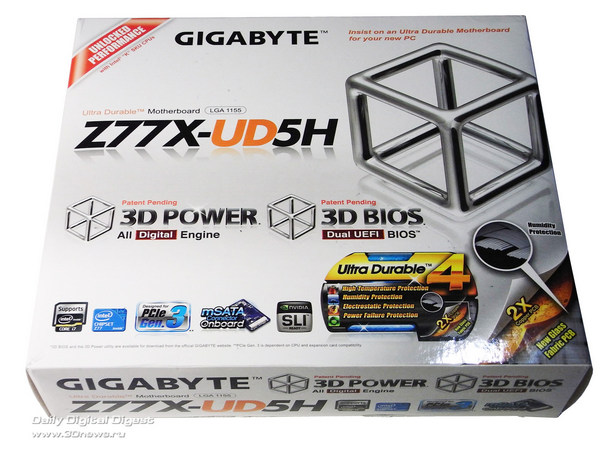  Gigabyte Z77X-UD5H упаковка 
