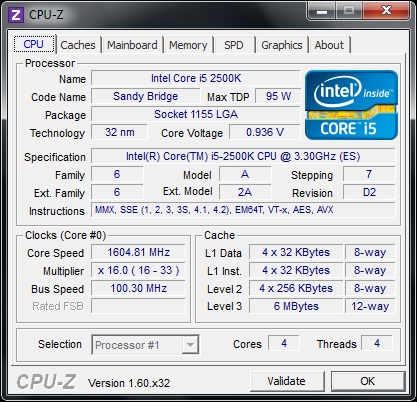 ASUS Sabertooth Z77 штатная частота
