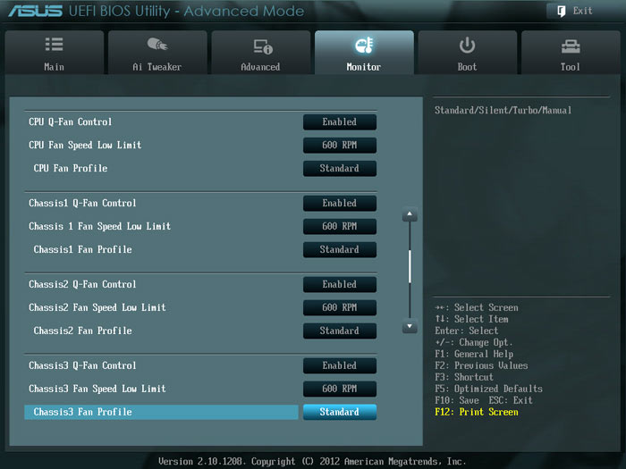 ASUS Sabertooth Z77 системный мониторинг 2