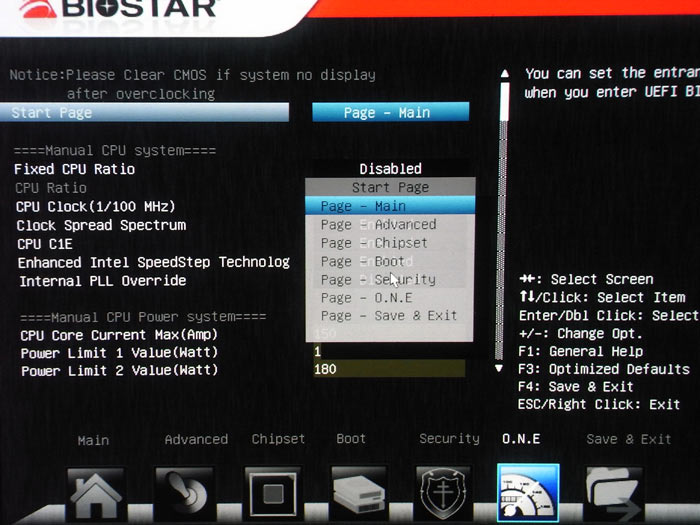 Biostar TZ77XE4 Page