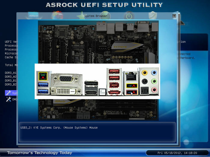 ASRock Z77 Extreme6 BIOS browser 2