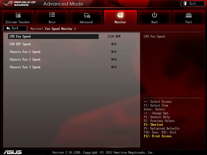 ASUS Maximus V Gene системный мониторинг 3
