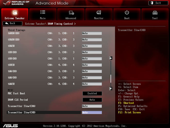 ASUS Maximus V Gene настройки памяти 2