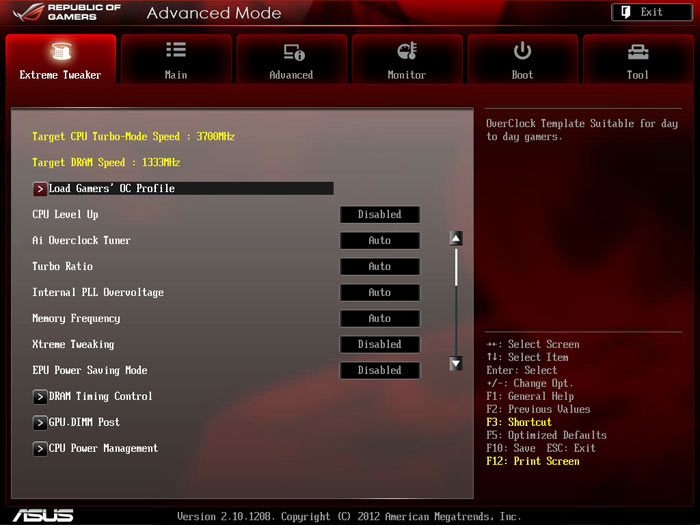 ASUS Maximus V Gene настройки разгона 1