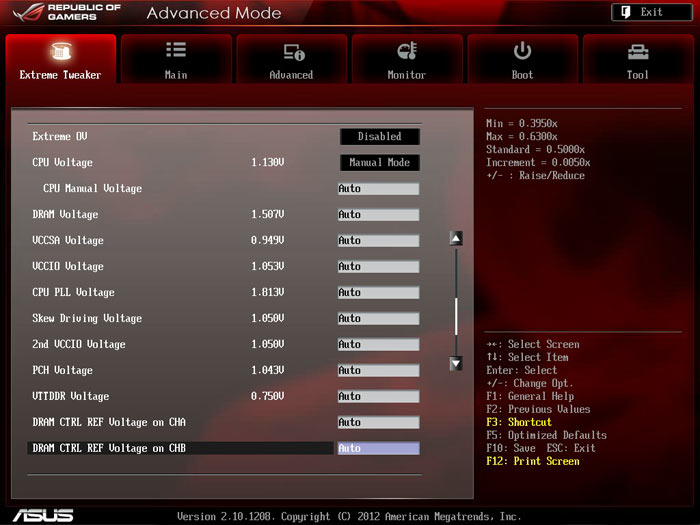 ASUS Maximus V Gene настройки разгона 2