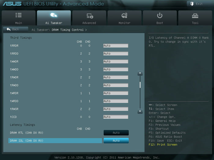 ASUS P9X79 Deluxe настройки памяти 2