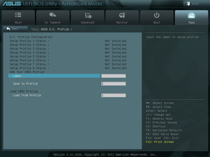ASUS P9X79 Deluxe OC Profile