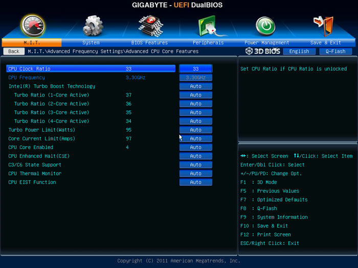 Gigabyte G1.Sniper 3 CPU