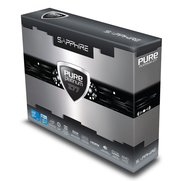  Sapphire PURE Platinum Z77K упаковка 
