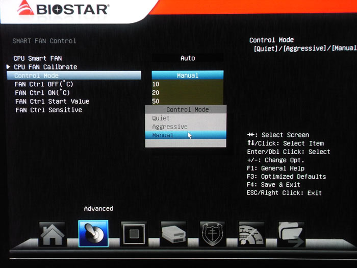 Biostar Hi-Fi Z77X  системный мониторинг 2