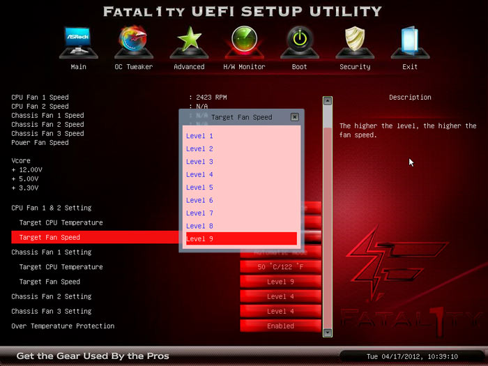  ASRock Fatal1ty X79 Champion системный мониторинг 2 