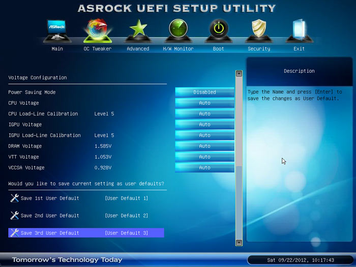 ASRock Z77E-ITX profiles