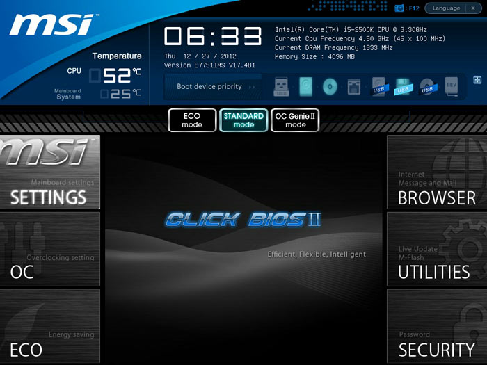 MSI Z77 MPower BIOS