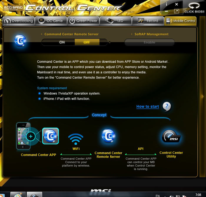 MSI Z77 MPower Control Center 4