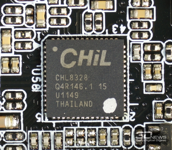  ШИМ-контроллер преобразователя питания ЦП CHL8328 — обзор материнской платы ASRock Z77 OC Formula 