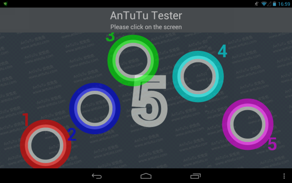  Результаты теста AnTuTu MultiTouch Test 