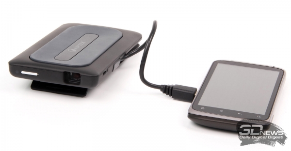 Aiptek A50P — подключение к смартфону