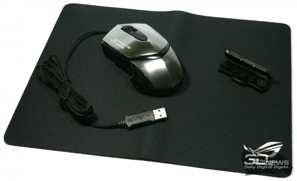 Комплект поставки мыши ASUS GX1000