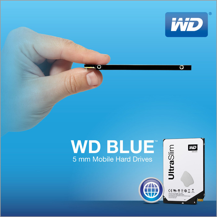 WD Blue 5 mm UltraSlim HDD WD Blue 5 mm UltraSlim HDD