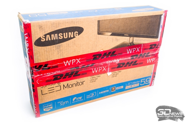  Samsung S24C570HL — упаковка 