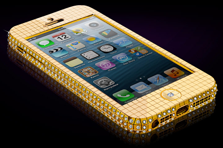 Goldgenie предлагает iPhone 5 в золотом корпусе с бриллиантами